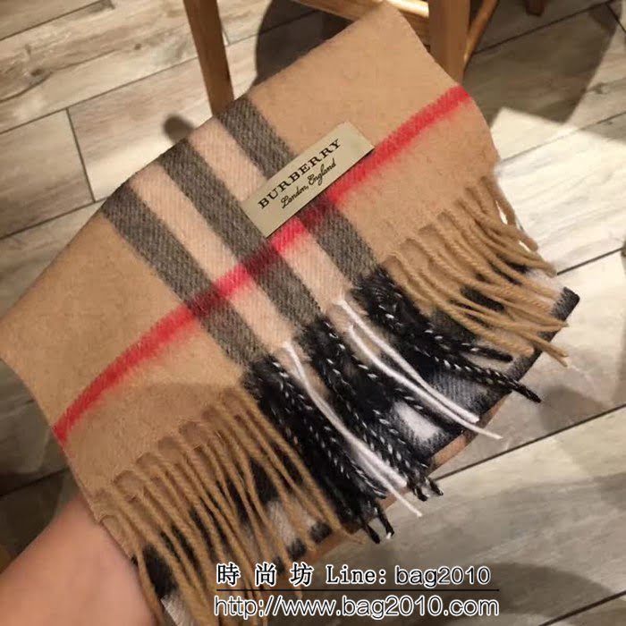 BURBERRY巴寶莉 原單正品 英倫巴格經典山羊絨圍巾 LLWJ6237